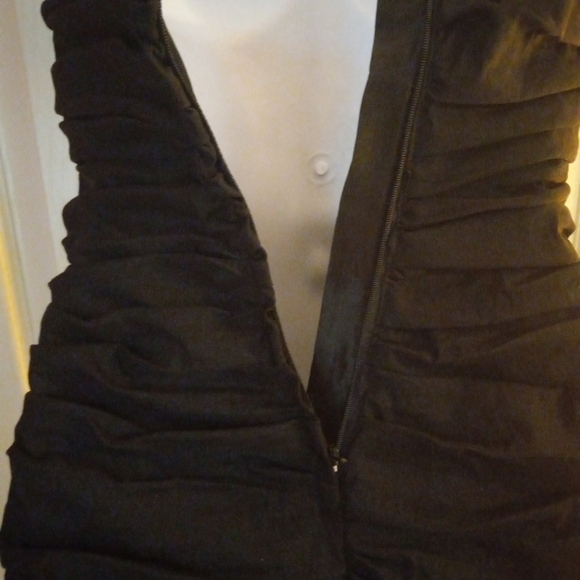 🖤 CALVIN KLEIN Black Bustier Empire Sequin Waist Rausch Mini Sz 2 - Picture 5 of 9